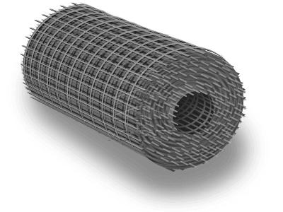 Сетка плетёная рабица 25×2мм, марка ст3
