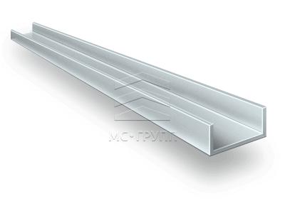 Швеллер алюминиевый 25×30×25×2мм, марка АД31Т1