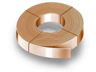Лента бронзовая 250×0.15мм, марка БрБ2т