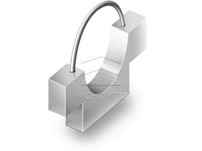 Опоры неподвижные КП 133 А12, марка Ст3