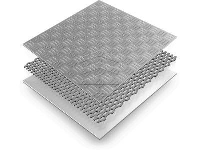 Лист перфорированный алюминиевый 1×1500×3000мм Rv 5.0-8.0мм, марка АД0