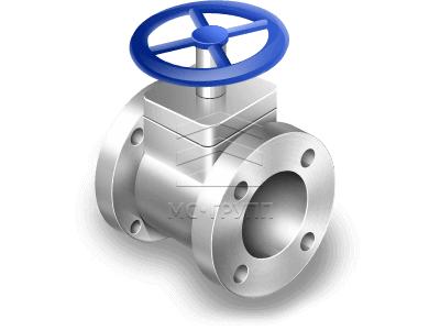 Задвижка нерж газ ЗКЛ2-40 30нж15нж клиновая фл МЗТА Ду 80