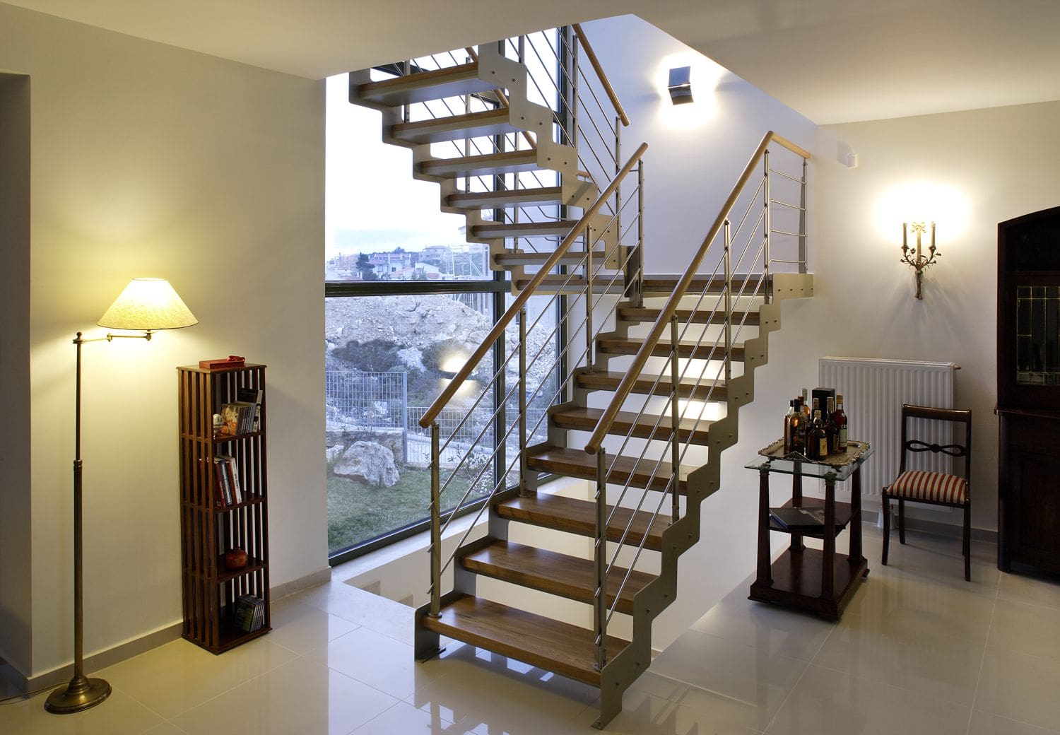 Как установить ступени на металлический каркас лестницы