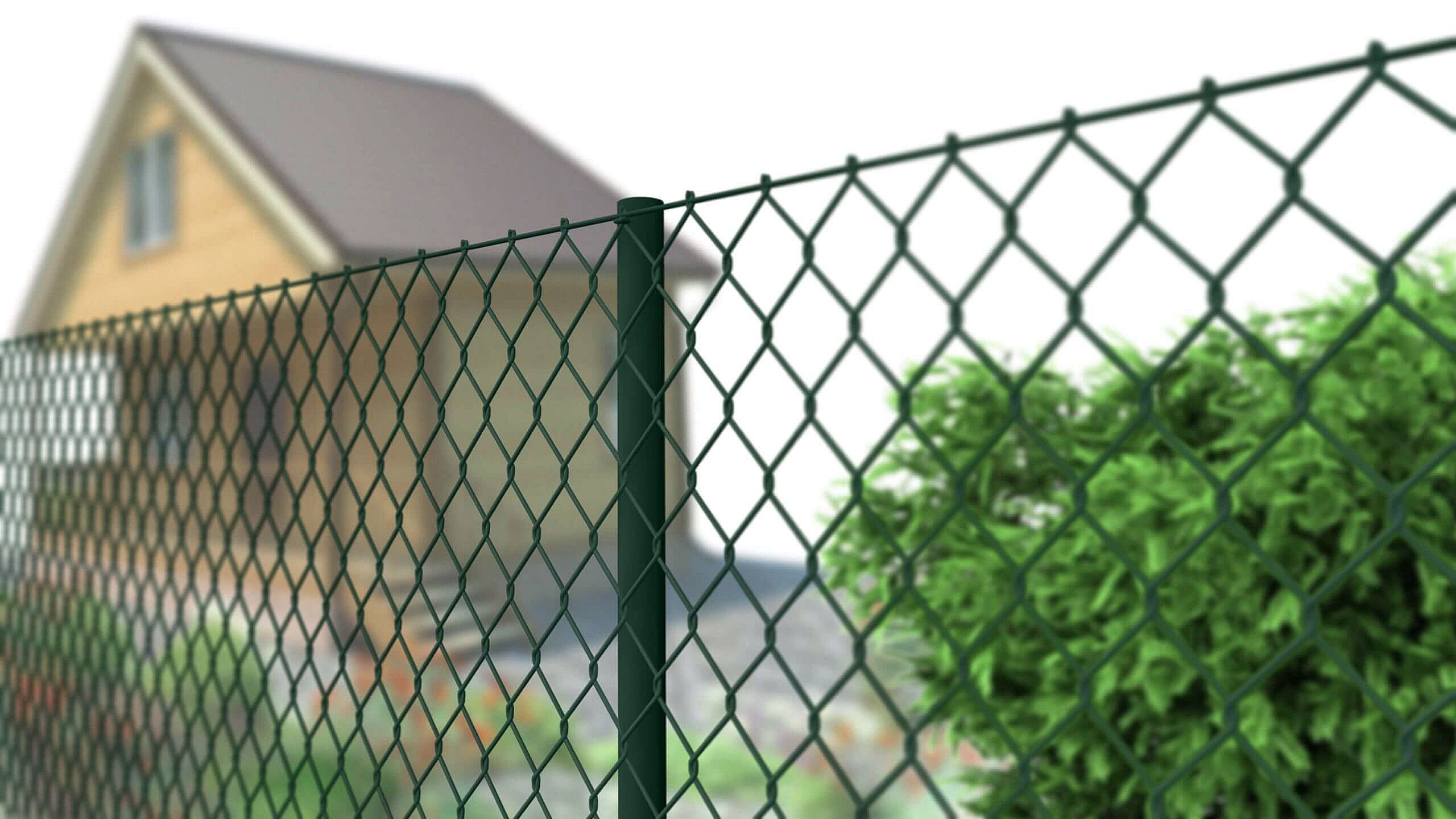 Забор из сетки-рабицы своими руками – рекомендации от ТК Газметаллпроект
